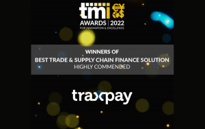 Traxpay erhaelt TMI Award
